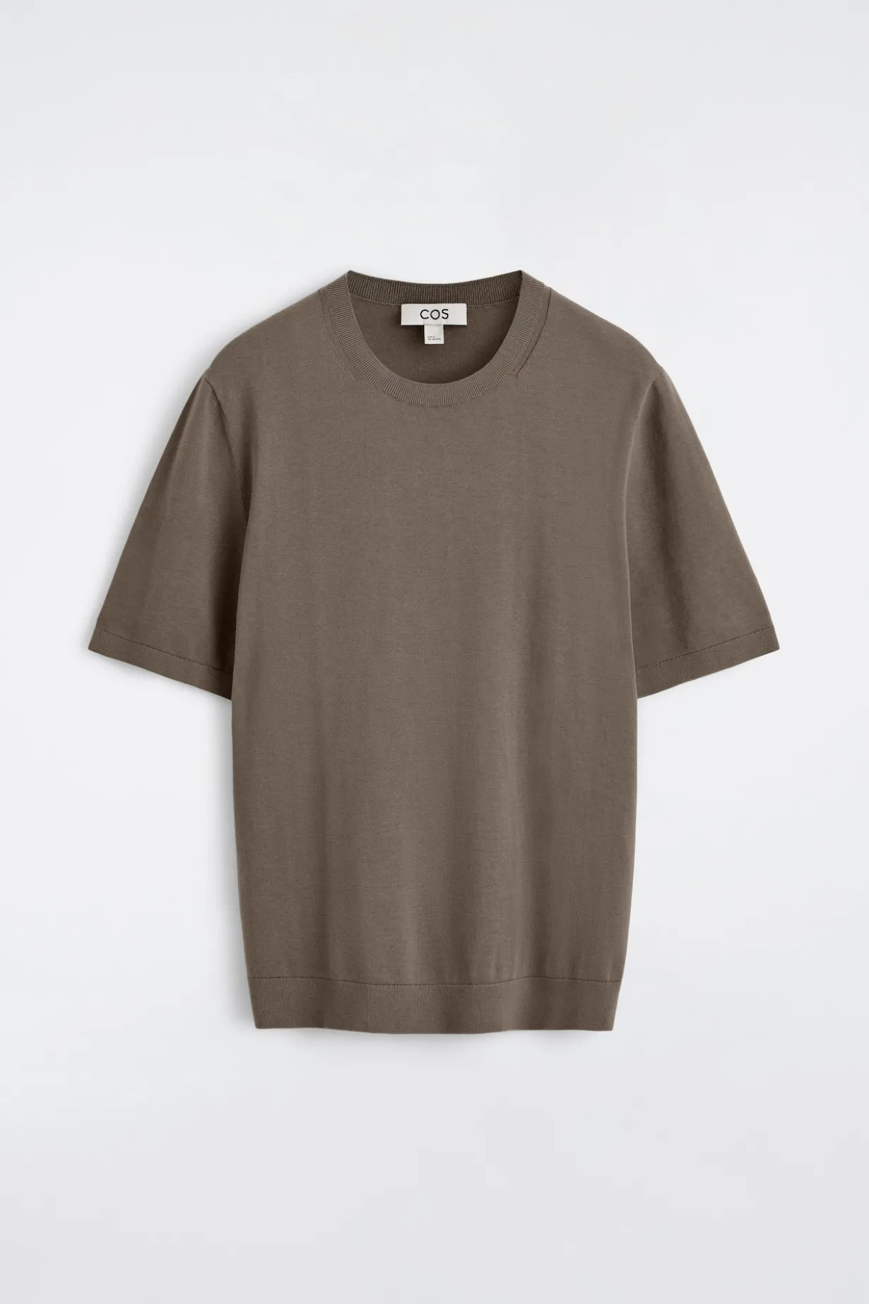 KNITTED COTTON T-SHIRT