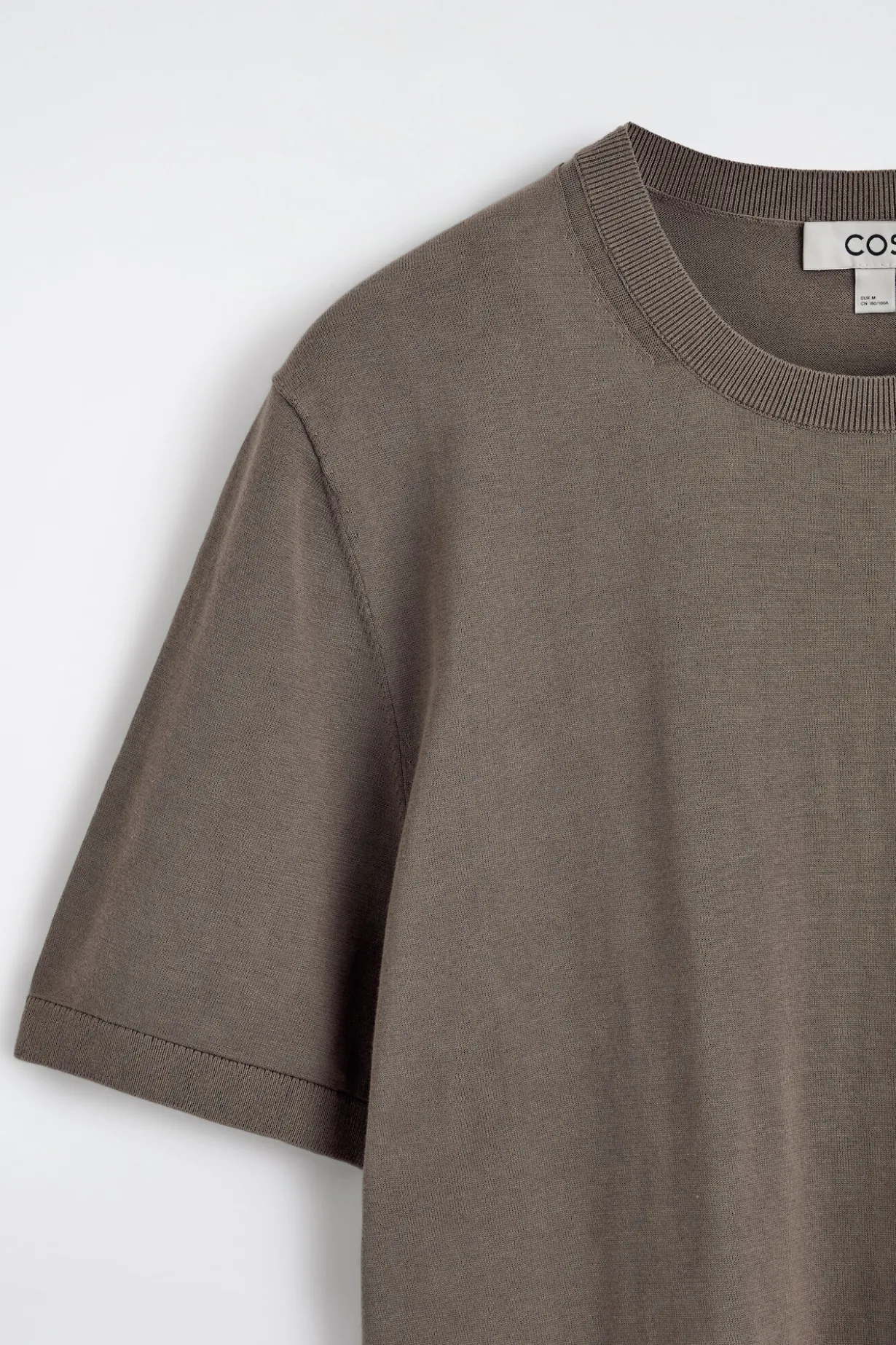 KNITTED COTTON T-SHIRT