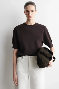 KNITTED COTTON T-SHIRT