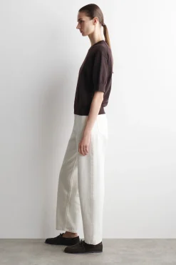 KNITTED COTTON T-SHIRT