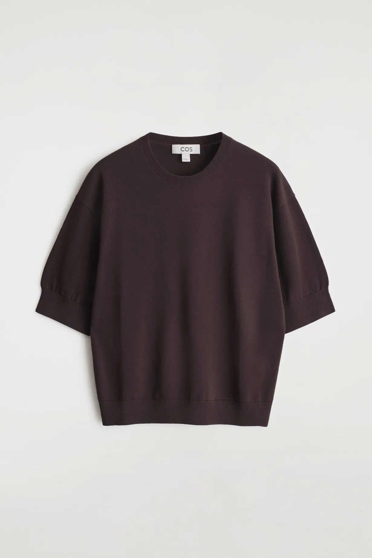 KNITTED COTTON T-SHIRT