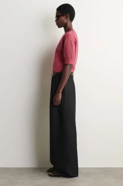 KNITTED COTTON T-SHIRT