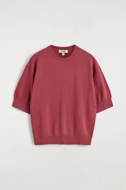 KNITTED COTTON T-SHIRT