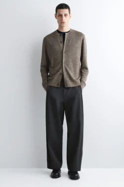 KNITTED LINEN CARDIGAN