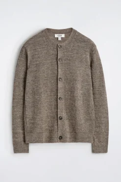 KNITTED LINEN CARDIGAN