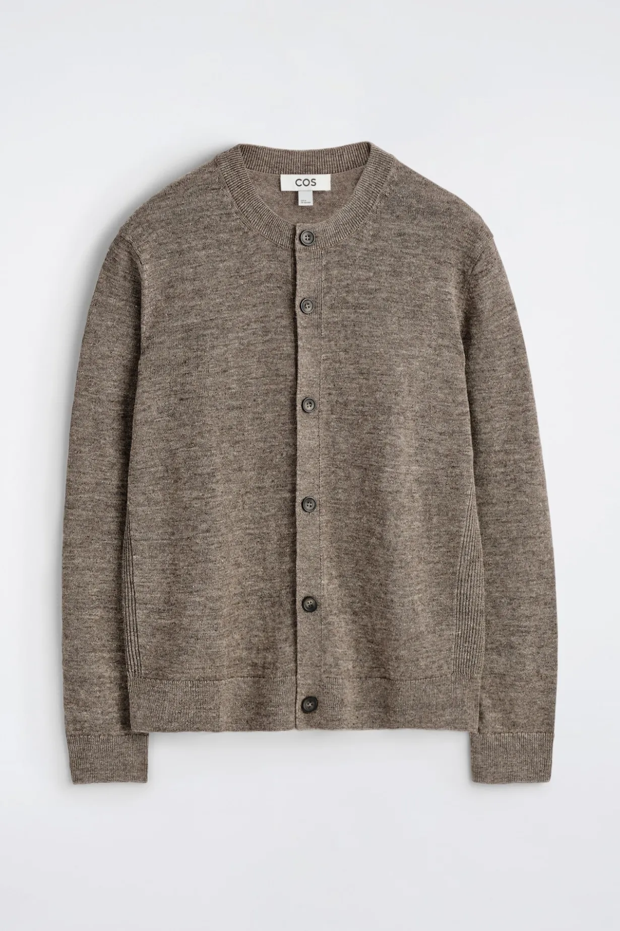 KNITTED LINEN CARDIGAN