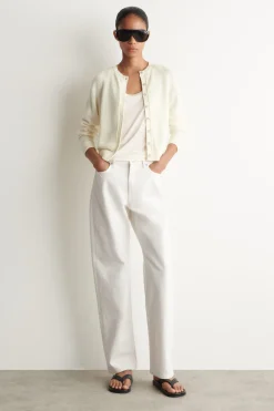 KNITTED LINEN CARDIGAN