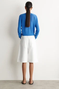 KNITTED LINEN CARDIGAN