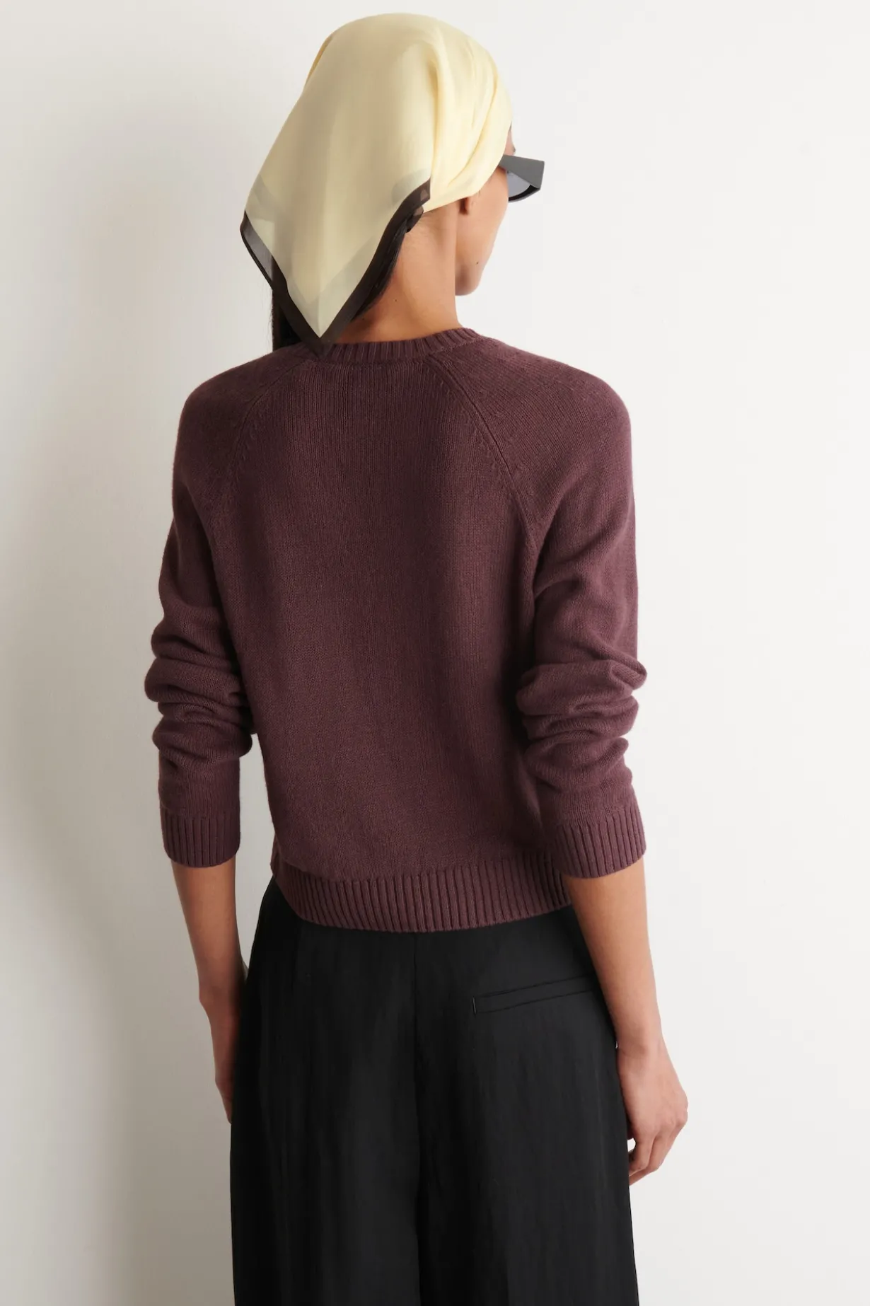 KNITTED LINEN CARDIGAN