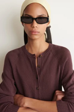 KNITTED LINEN CARDIGAN