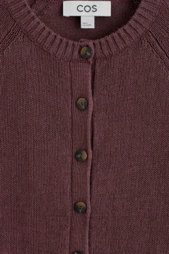 KNITTED LINEN CARDIGAN
