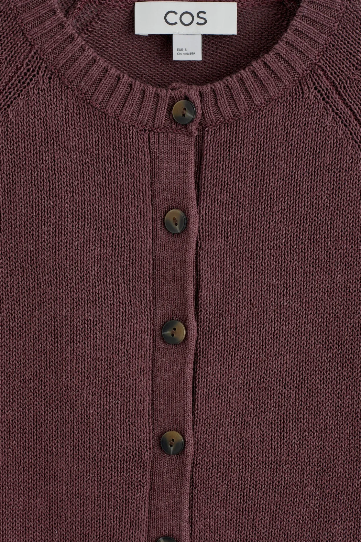 KNITTED LINEN CARDIGAN