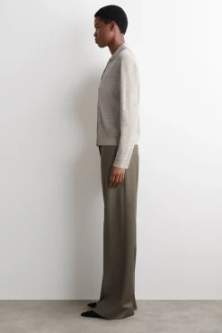 KNITTED LINEN-MERINO SHIRT