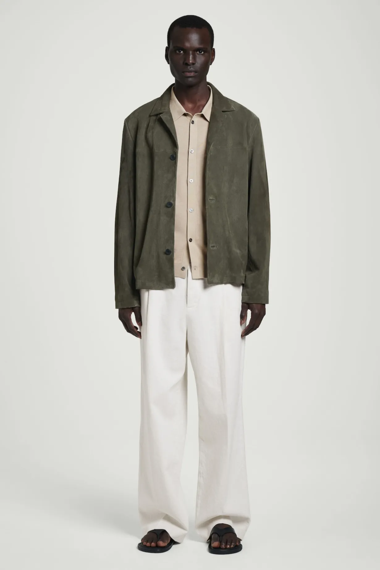 KNITTED LINEN-SILK SHIRT