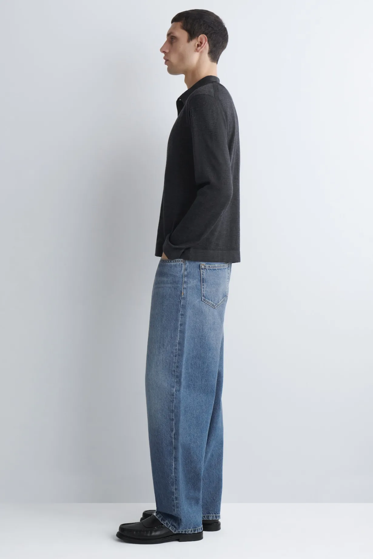 KNITTED MERINO WOOL SHIRT