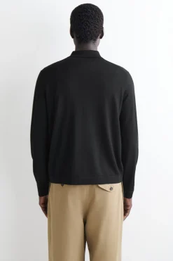 KNITTED MERINO WOOL SHIRT