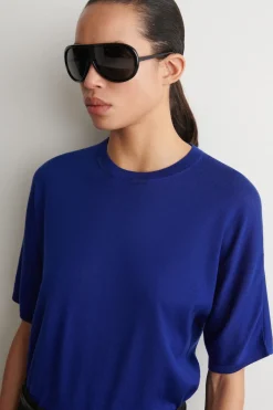 KNITTED MERINO WOOL T-SHIRT