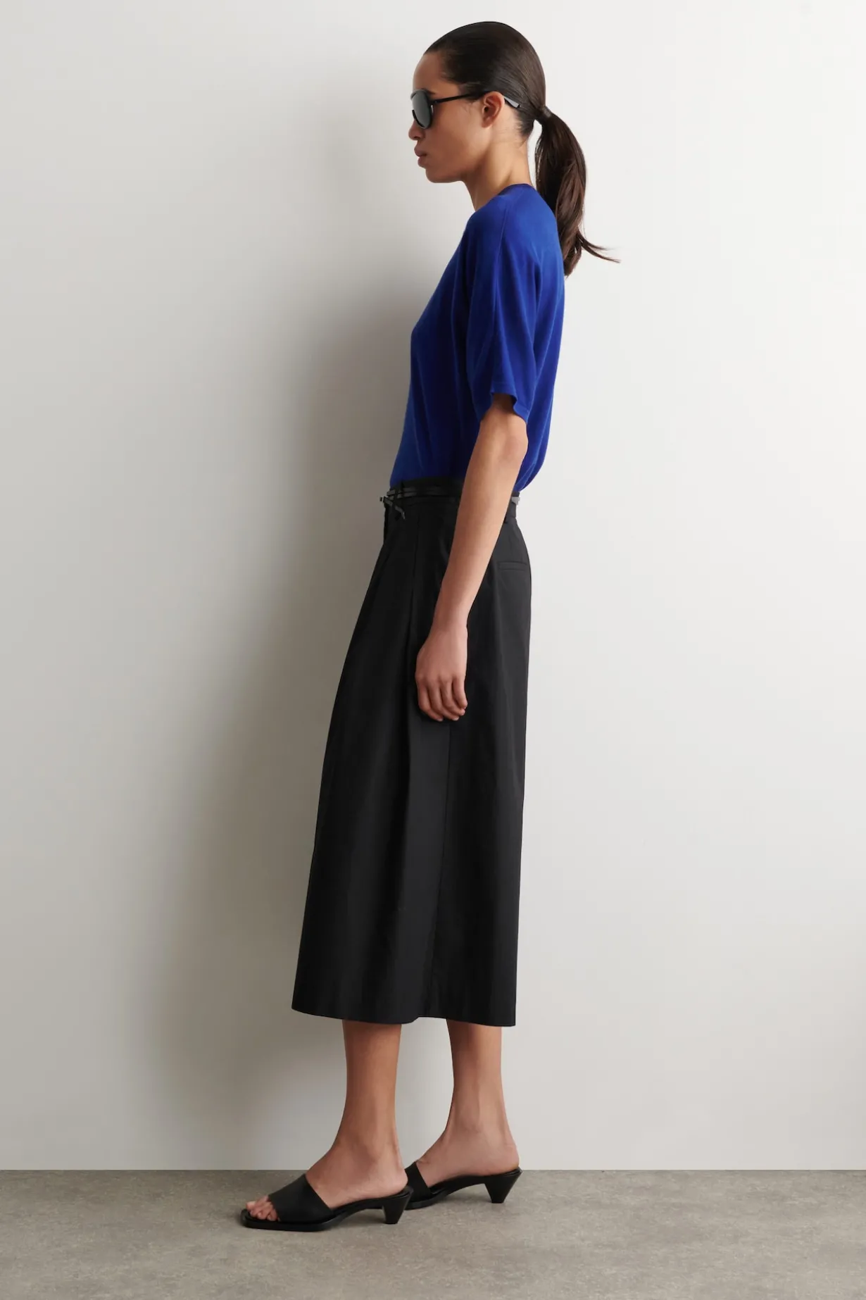 KNITTED MERINO WOOL T-SHIRT