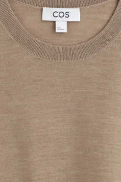 KNITTED MERINO WOOL T-SHIRT