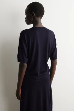 KNITTED MERINO WOOL T-SHIRT