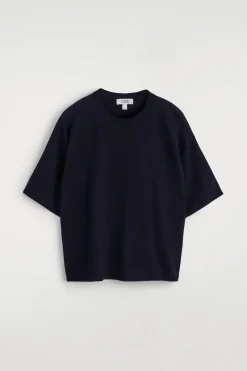 KNITTED MERINO WOOL T-SHIRT
