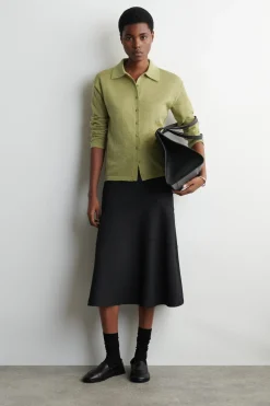 KNITTED MOHAIR-BLEND SHIRT