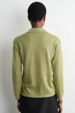 KNITTED MOHAIR-BLEND SHIRT
