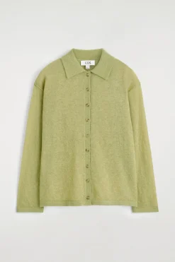 KNITTED MOHAIR-BLEND SHIRT