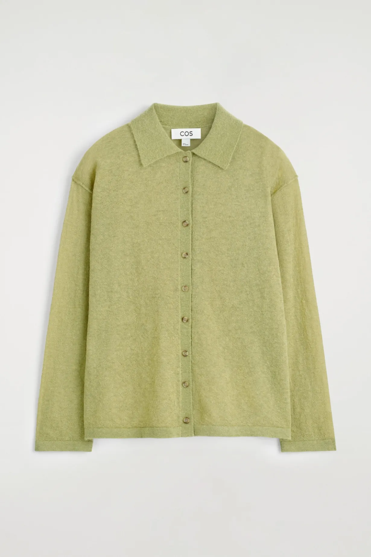 KNITTED MOHAIR-BLEND SHIRT