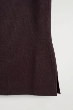 KNITTED SCOOP-NECK TANK TOP