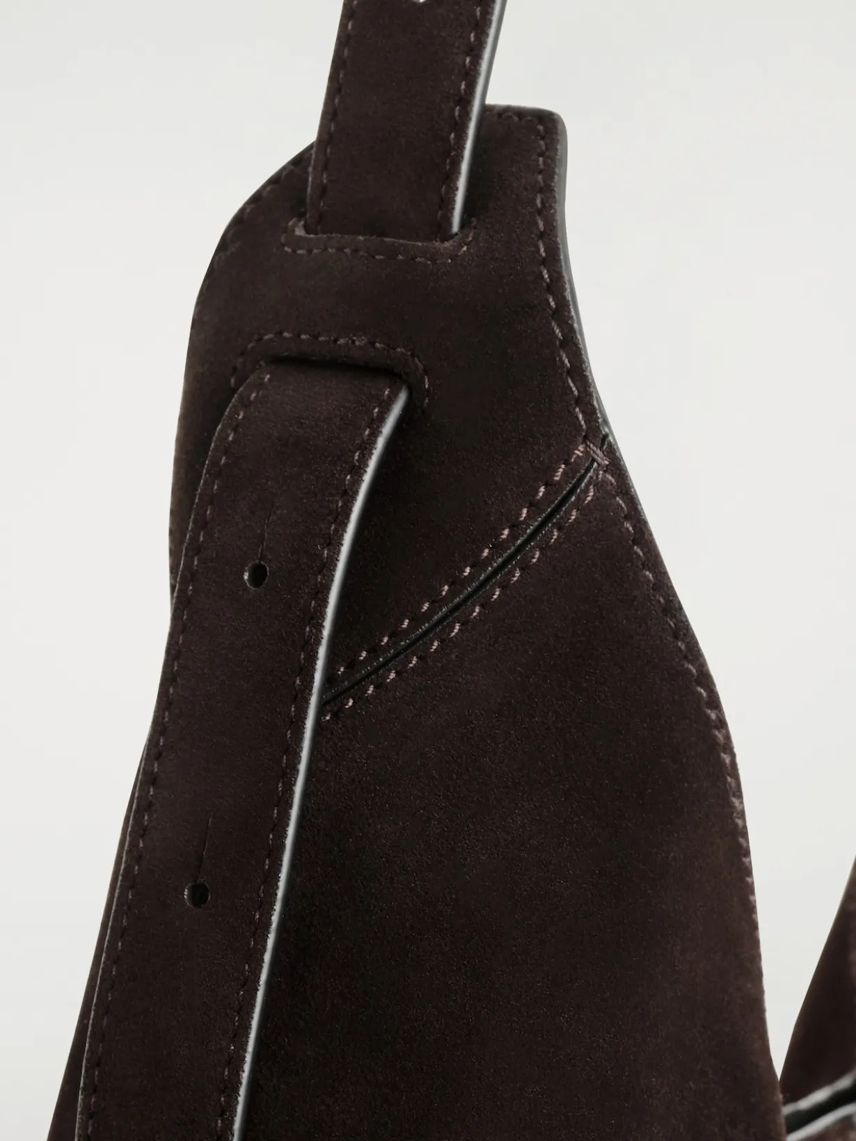 KNOLL SHOULDER BAG - SUEDE