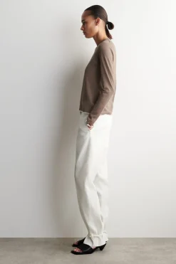 LAYERED KNIT LONG-SLEVED TOP