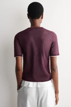LAYERED KNITTED T-SHIRT