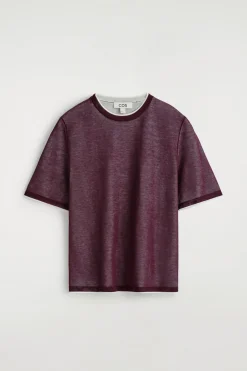 LAYERED KNITTED T-SHIRT