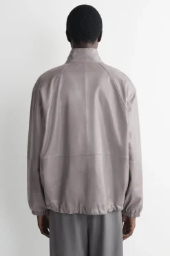 LEATHER BLOUSON JACKET