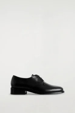 LEATHER DERBY SHOES