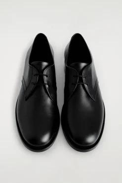 LEATHER DERBY SHOES