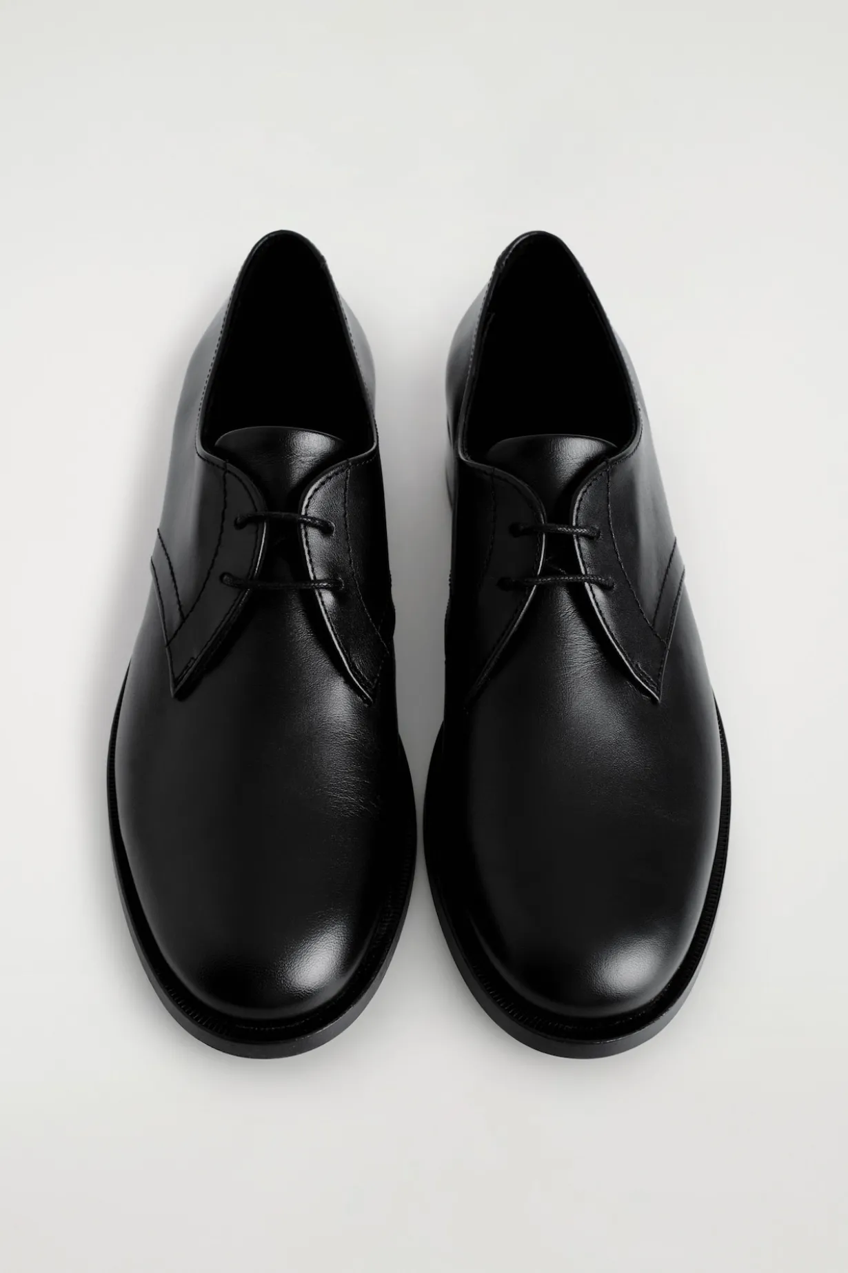 LEATHER DERBY SHOES