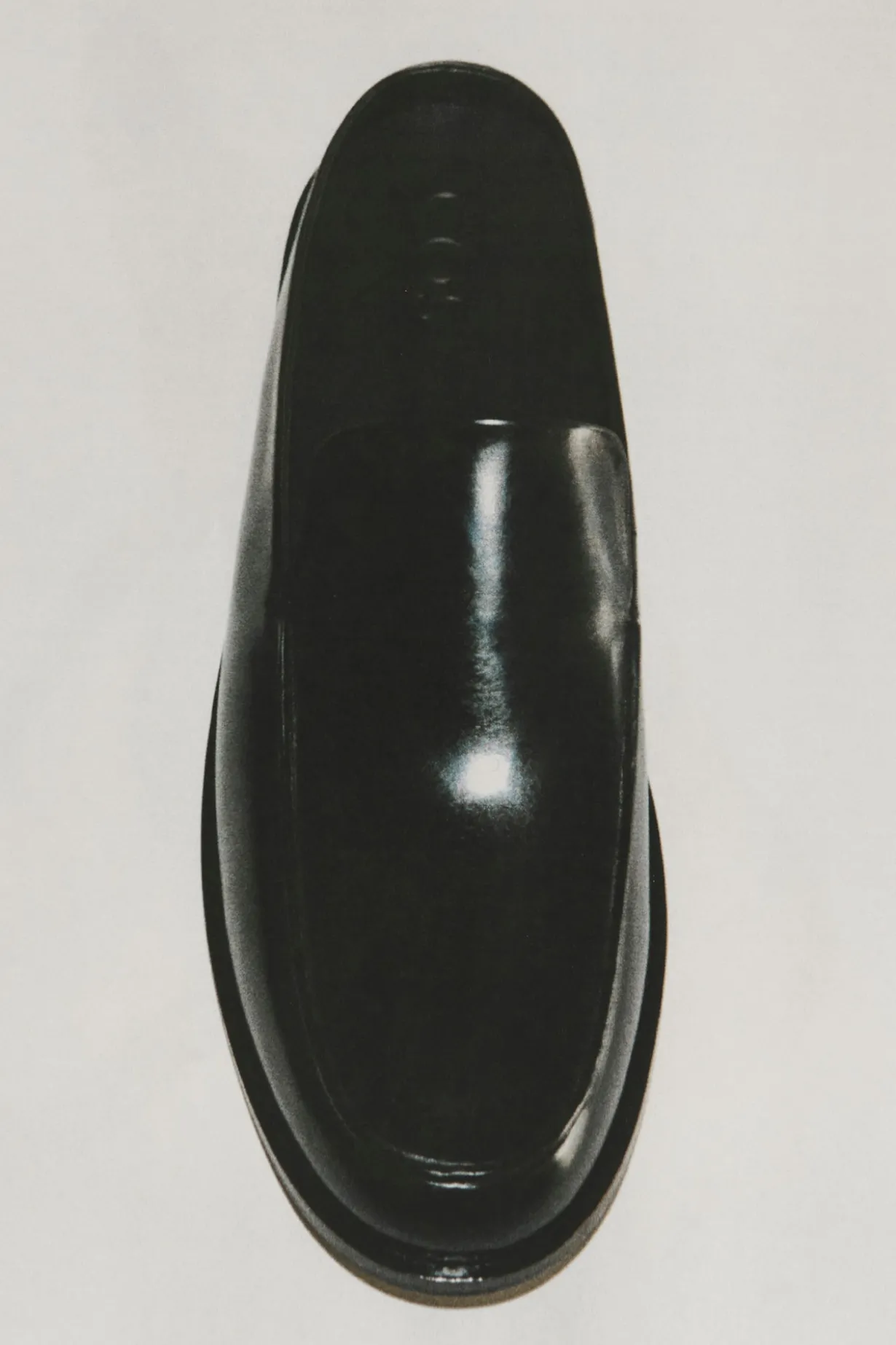 LEATHER MULE LOAFERS