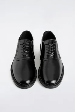 LEATHER OXFORD SHOES