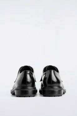 LEATHER OXFORD SHOES