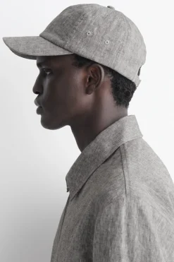 LINEN BASEBALL CAP