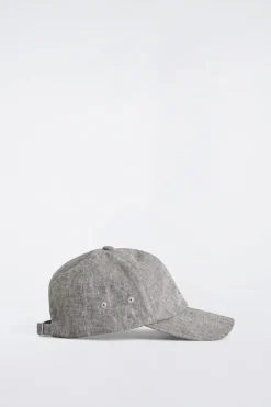 LINEN BASEBALL CAP