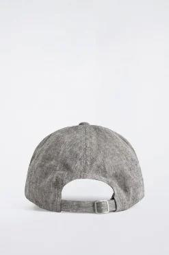 LINEN BASEBALL CAP