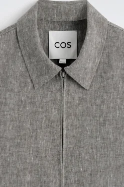 LINEN BLOUSON JACKET