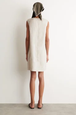LINEN MINI SHIFT DRESS