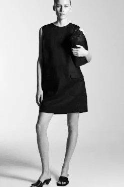 LINEN MINI SHIFT DRESS