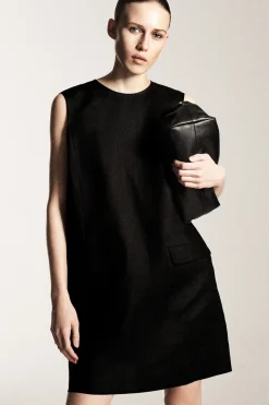 LINEN MINI SHIFT DRESS