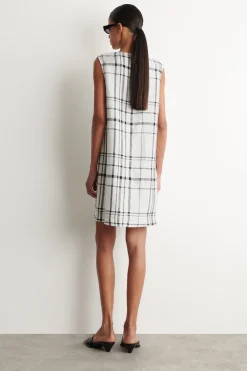LINEN MINI SHIFT DRESS