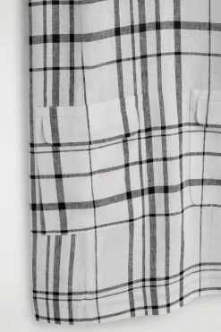 LINEN MINI SHIFT DRESS